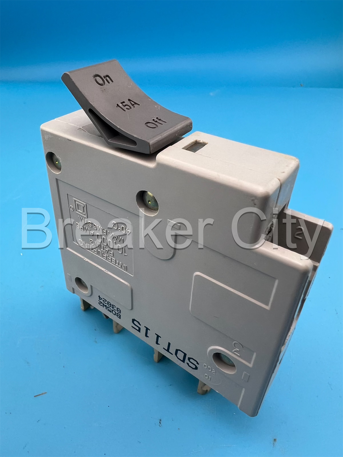 Square D SDT115 Trilliant 15 Amp 1 Pole Circuit Breaker Type SDT 120VAC 15A 1P