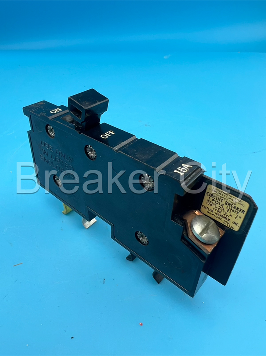 Square D 15 Amp 1 Pole Type XO Circuit Breaker Cutler Hammer 120VAC 15A 1P XO115