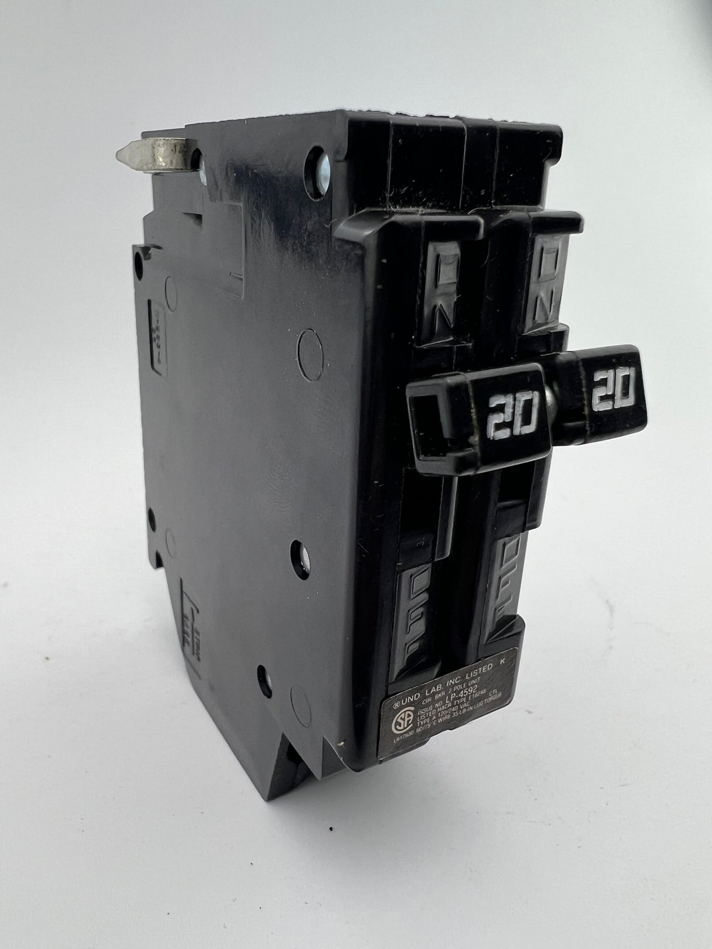 Challenger A220 20 Amp 2 Pole Type A Circuit Breaker 240V Crouse-Hinds C220 β NEW