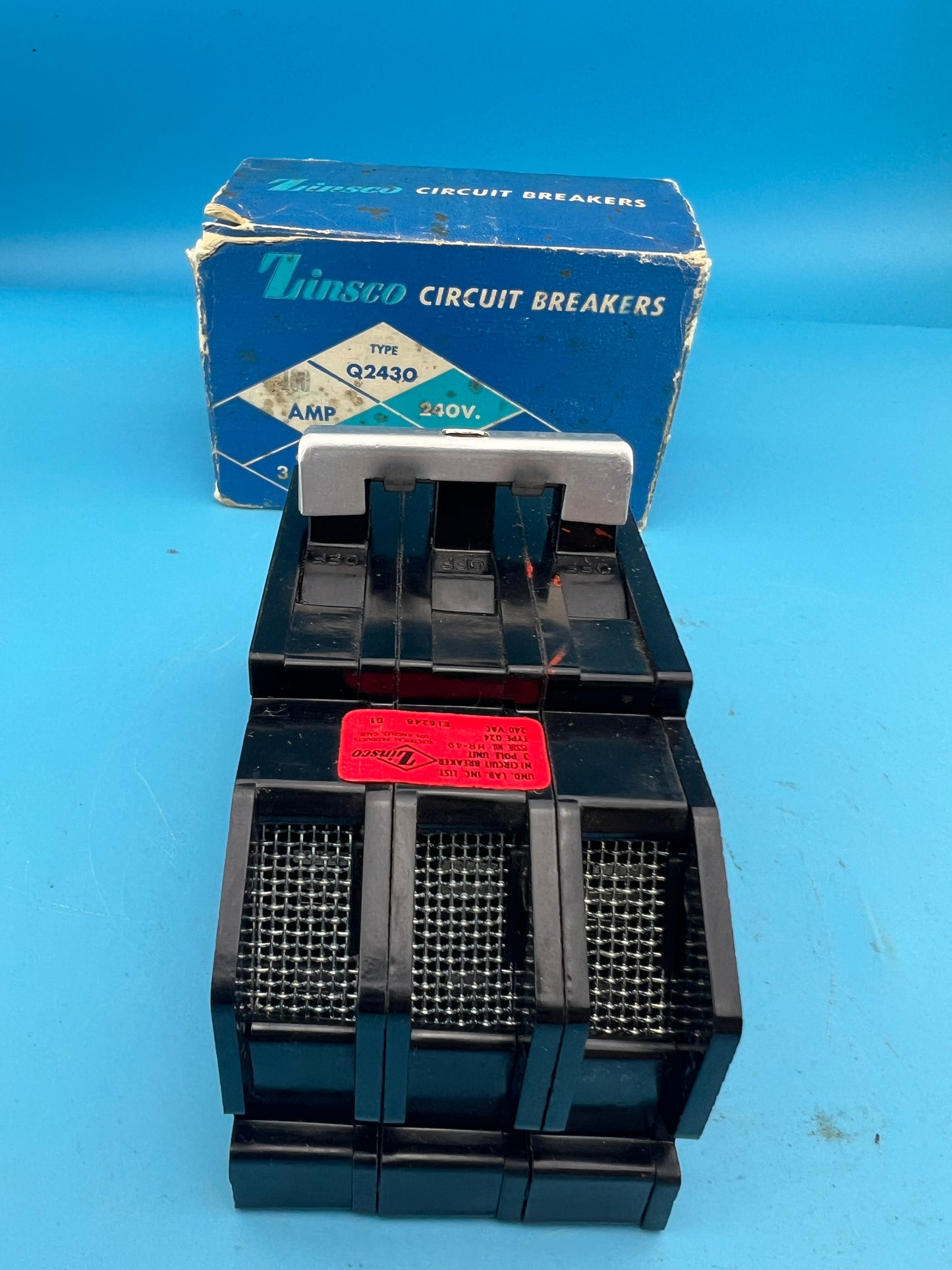 Zinsco 100 Amp 3 Pole Q2430 Circuit Breaker GTE Sylvania Q2430100 240V 100A *NEW