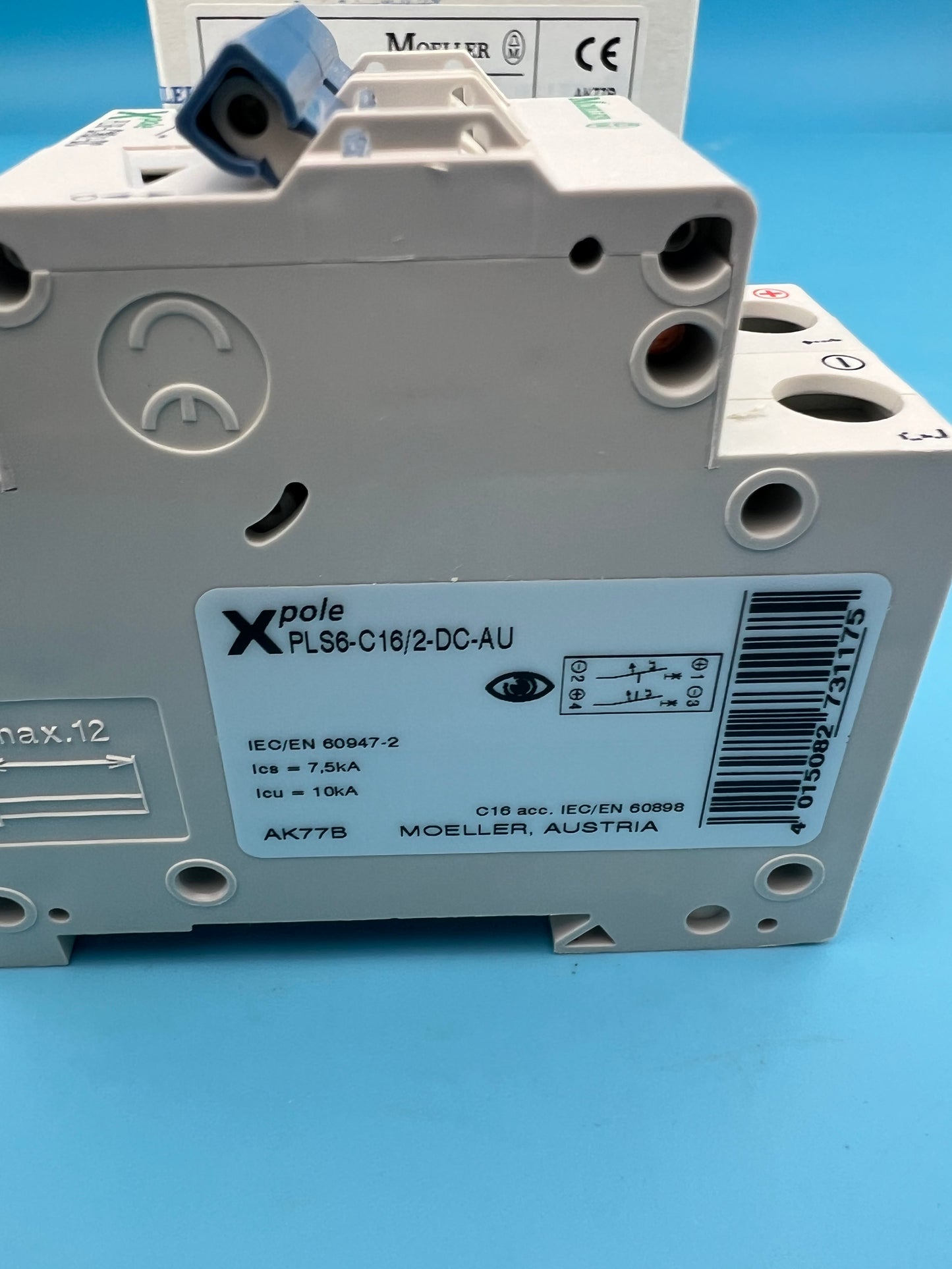 Eaton Moeller DC 2 Pole 16 Amp Breaker Solar Isolator PLS6-C16/2-DC-AU 10kA 220V