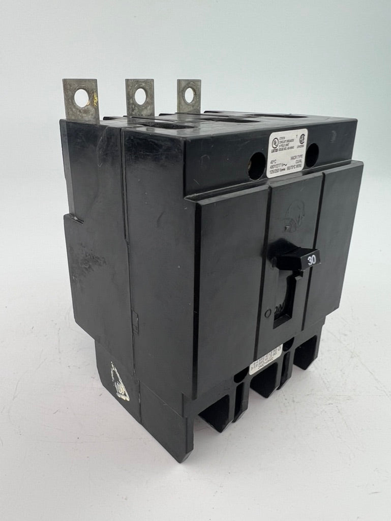 Eaton GHB3030 30 Amp 3 Pole Circuit Breaker Type GHB 240VAC Bolt On Mount