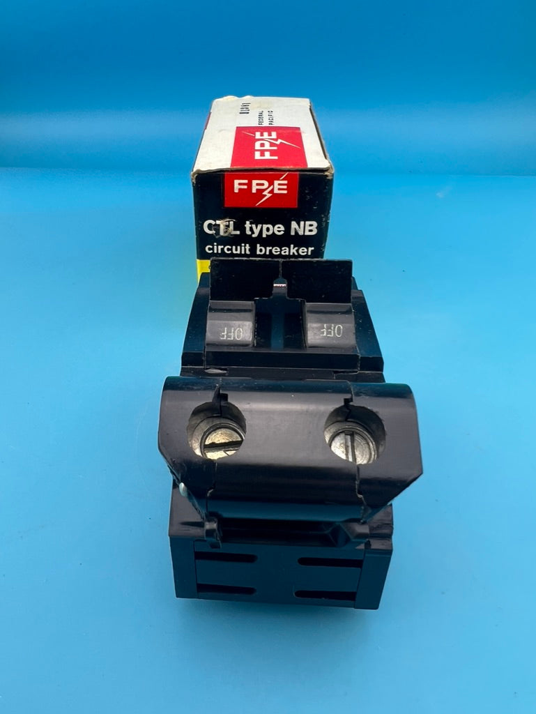 Federal Pacific 80 Amp 2 Pole Type NB Circuit Breaker FPE Bolt On 80A *BRAND NEW