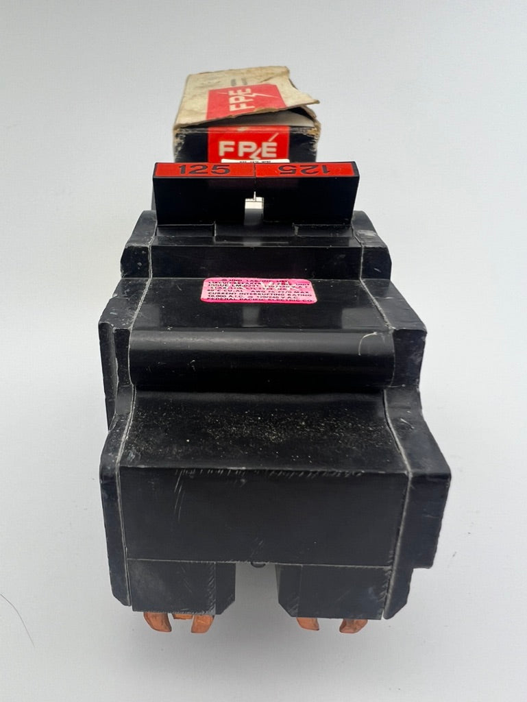 Federal Pacific 125 Amp 2 Pole Circuit Breaker NA2125 240V 2P 125A Type NA *NEW