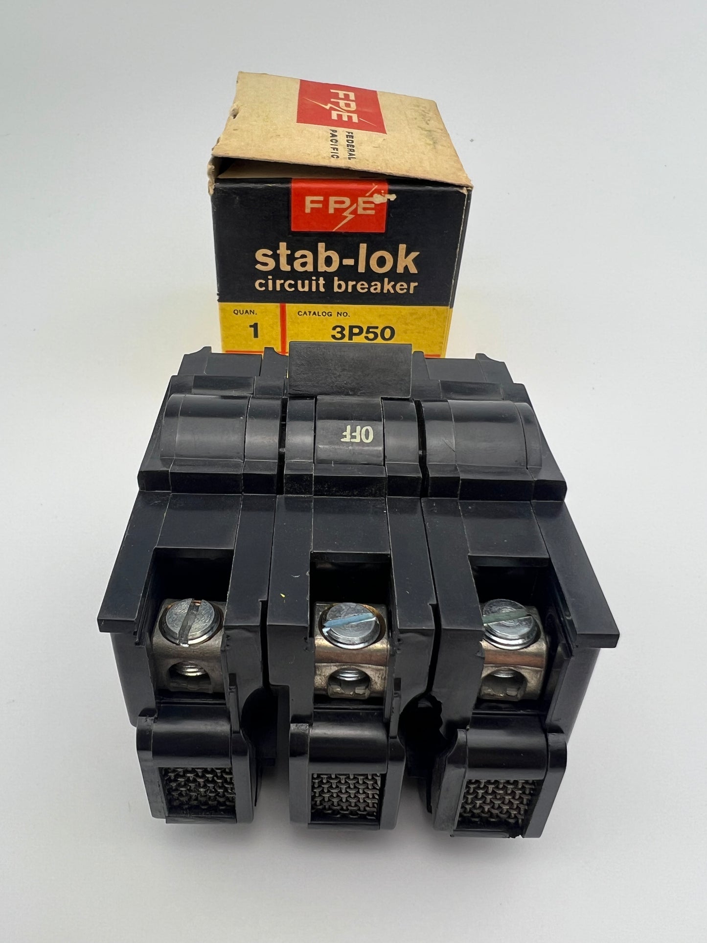 Federal Pacific NA350 50 Amp 3 Pole Circuit Breaker FPE 240V NA 3P 100A *NEW
