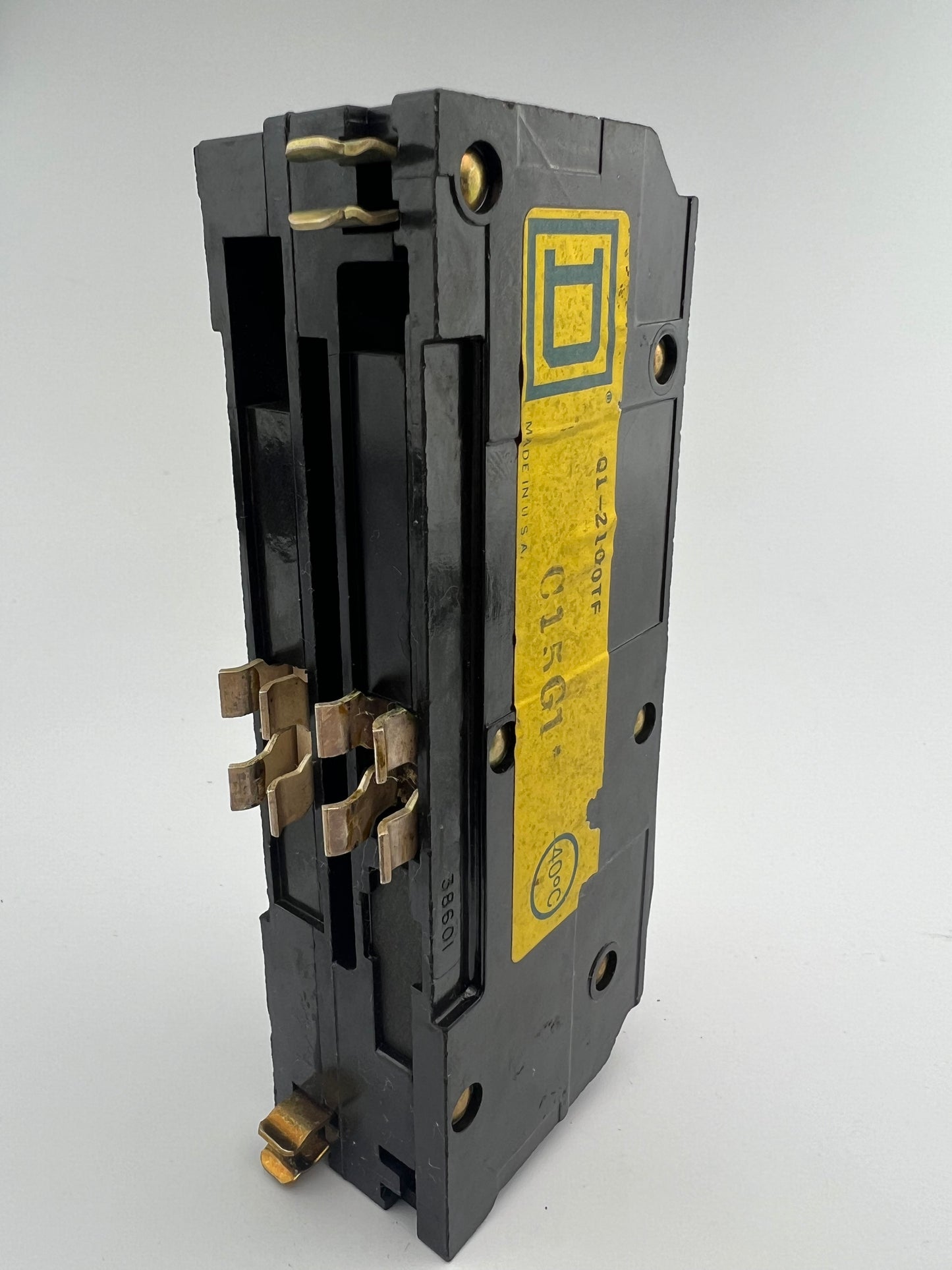 Square D Q12100TF 100 Amp 2 Pole Circuit Breaker Type Q1TF Top Feed 240VAC