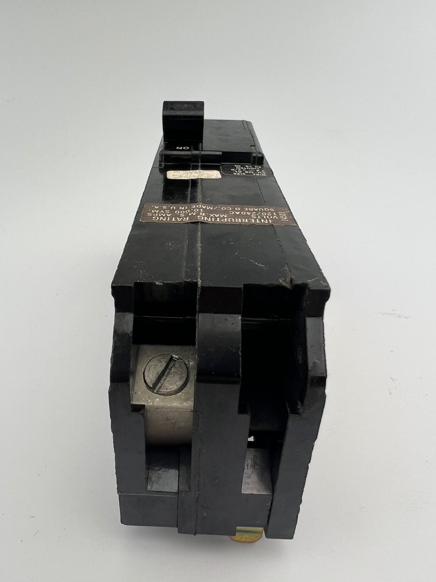 Square D Q12100TF 100 Amp 2 Pole Circuit Breaker Type Q1TF Top Feed 240VAC