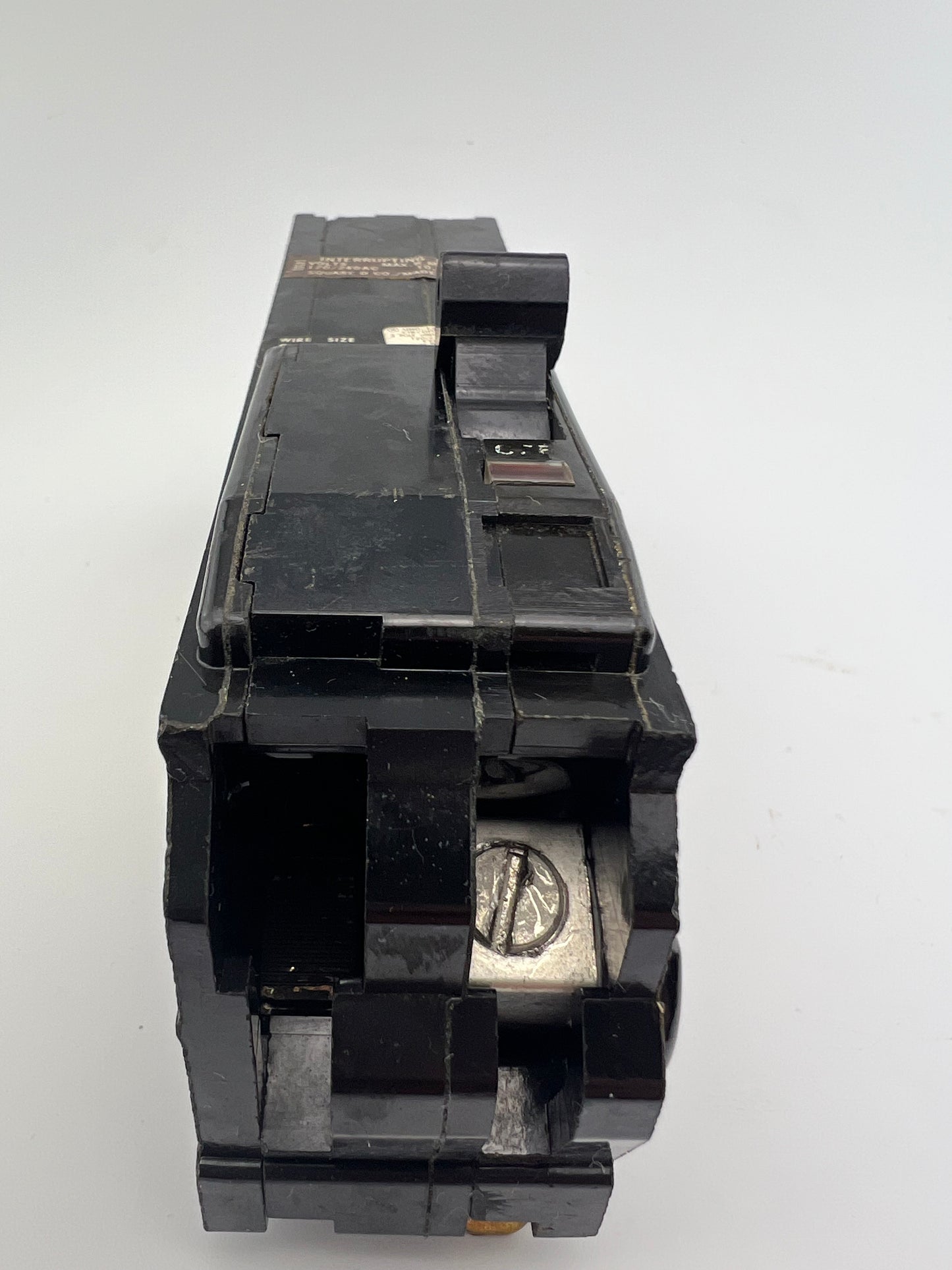 Square D Q12100TF 100 Amp 2 Pole Circuit Breaker Type Q1TF Top Feed 240VAC