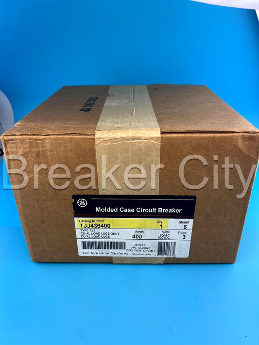 GE TJJ436400 400 Amp 3 Pole Molded Case Circuit Breaker 600VAC 400A *BRAND NEW*