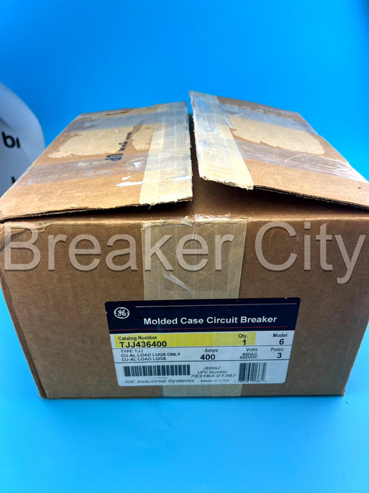 GE TJJ436400 400 Amp 3 Pole Molded Case Circuit Breaker 600VAC 400A 3P *NEW*