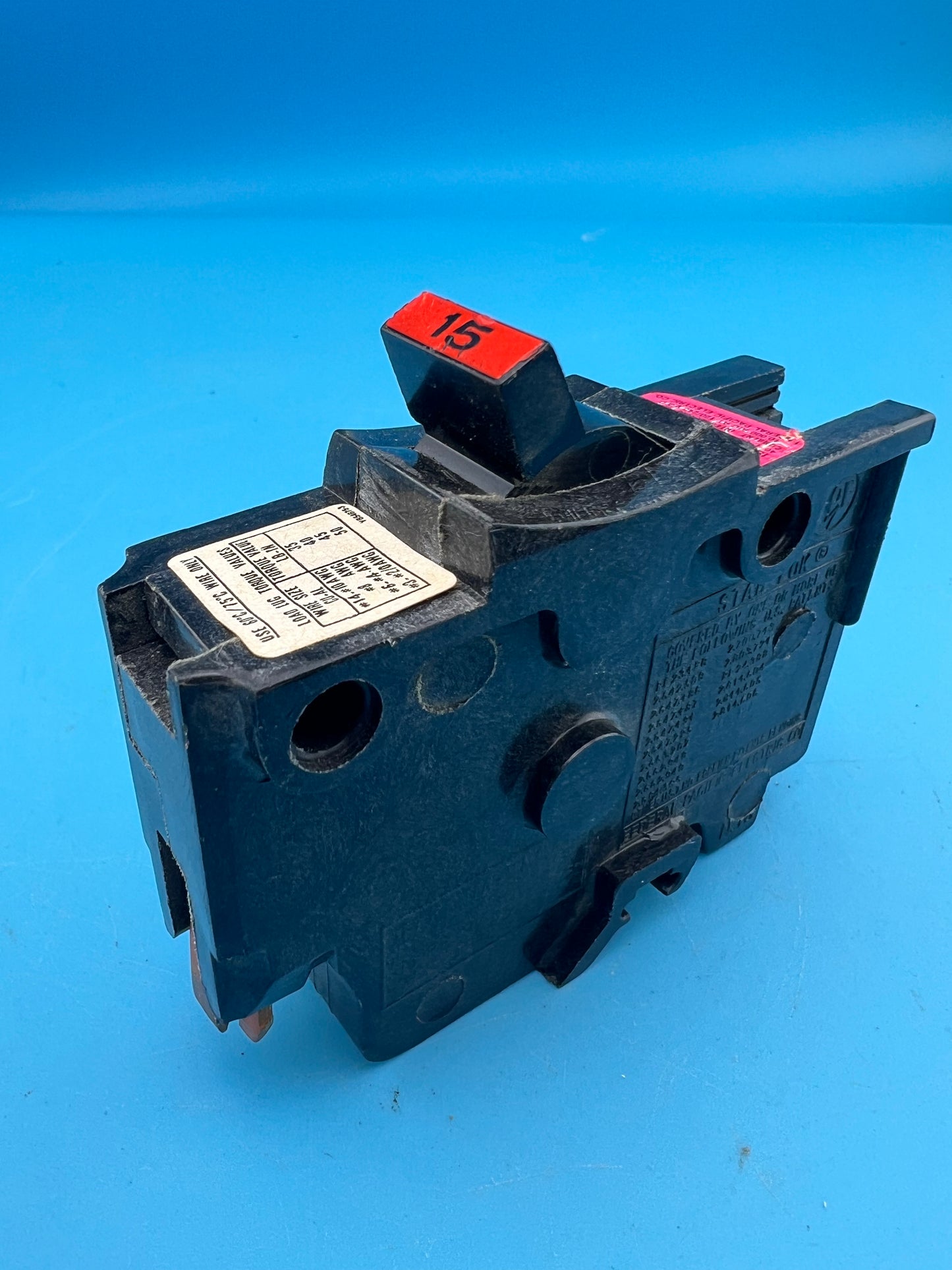 Federal Pacific 15 Amp 1 Pole Type NA Circuit Breaker FPE Thick 120VAC 15A NA115
