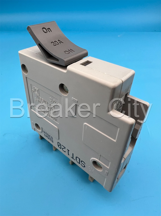 Square D Trilliant SDT120 20 Amp 1 Pole Circuit Breaker Type SDT 120VAC 20A 1P