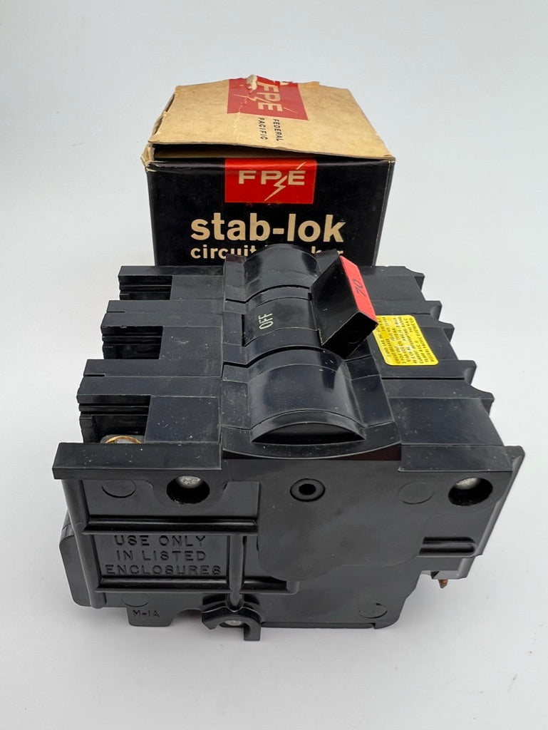 Federal Pacific 70 Amp 3 Pole Type NA Circuit Breaker FPE 240V 70A 3P *NEW READ