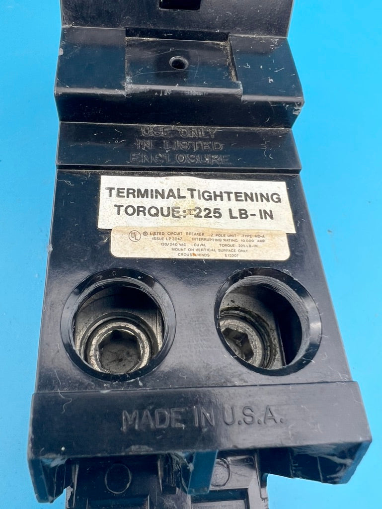 Murray Crouse-Hinds 150 Amp 2 Pole MD-A Circuit Breaker MD2150 240V 150A