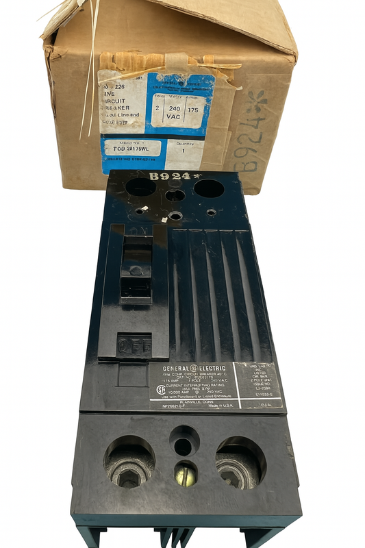 GE TQD22175WL 175 Amp 2 Pole Circuit Breaker 240VAC TQD22175 175A 2P *NEW