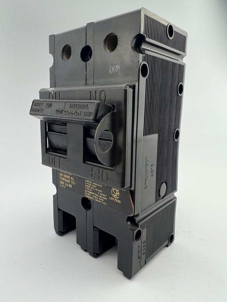 GTE Sylvania QFB24 200 Amp 2 Pole Circuit Breaker Type D Challenger 200A 2P 240V