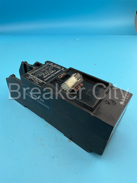 GE TQDL21200 200 Amp 2 Pole Circuit Breaker TQDL 240V General Electric Plug On