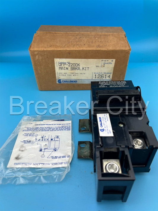 Challenger  QFP-2200K Circuit Breaker 200 Amp 2 Pole Mount Feet 240V 2P 200A