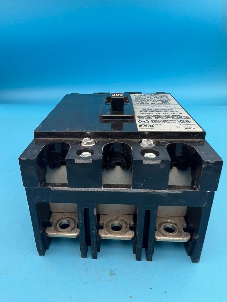 Eaton CC3200YJ 200 Amp 3 Pole Circuit Breaker 240V Type CC 200A 3P