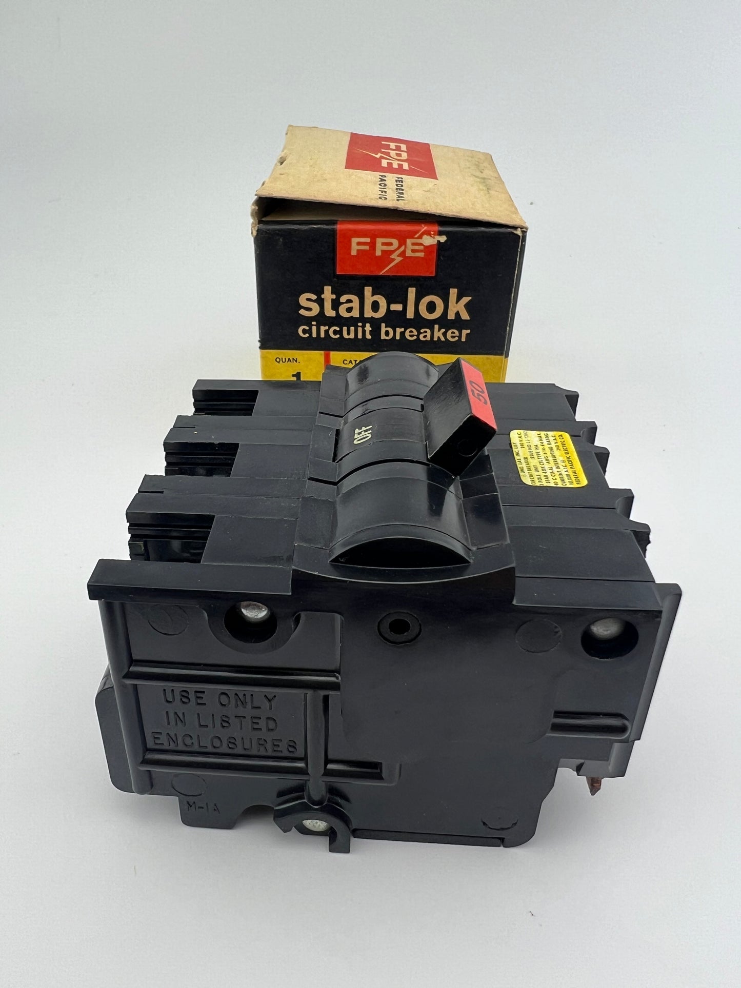 Federal Pacific NA350 50 Amp 3 Pole Circuit Breaker FPE 240V NA 3P 100A *NEW
