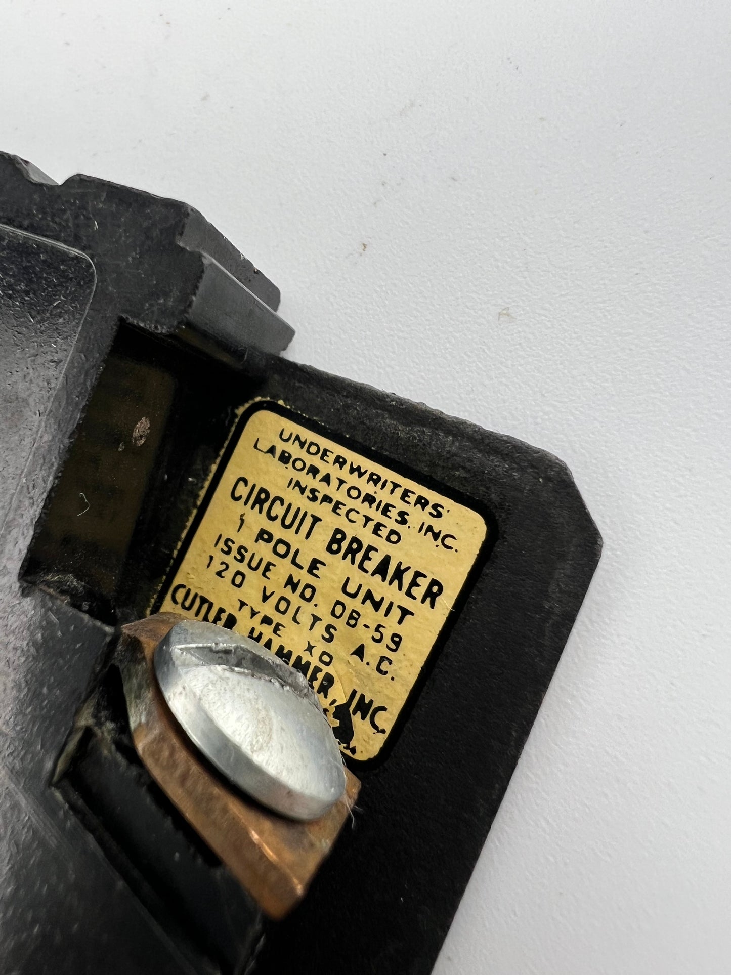 Square D 20 Amp 1 Pole Type XO Circuit Breaker 120 Volt Cutler Hammer Thin XO120