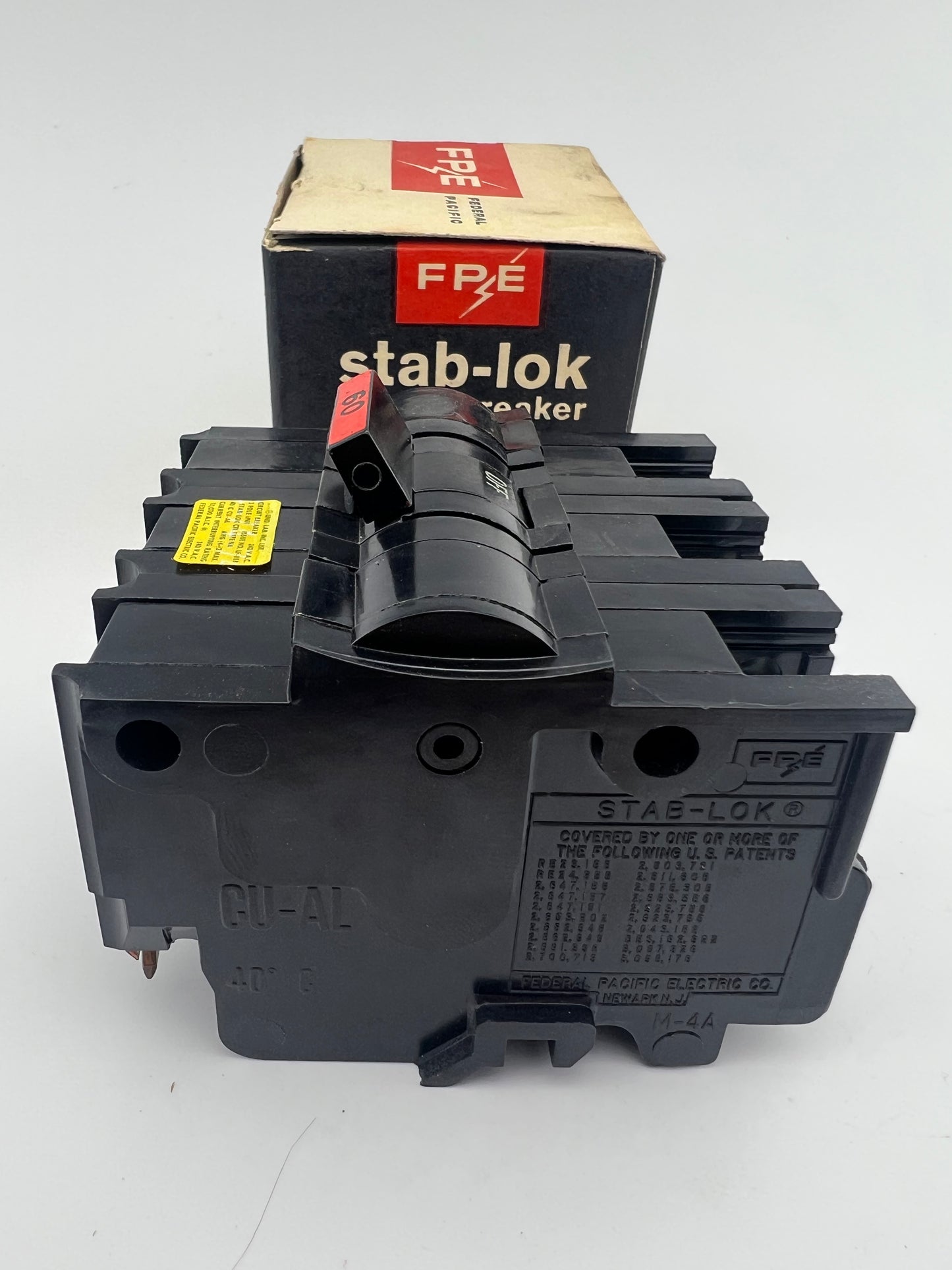 Federal Pacific 60 Amp 3 Pole Type NA Circuit Breaker FPE 240V 3P60 NEW