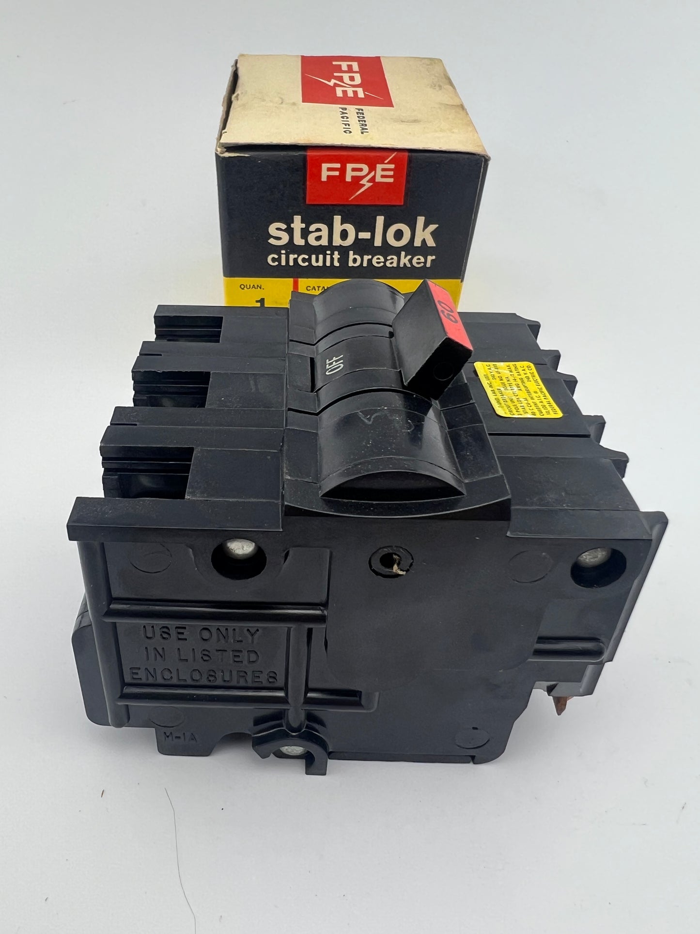 Federal Pacific 60 Amp 3 Pole Type NA Circuit Breaker FPE 240V 3P60 NEW