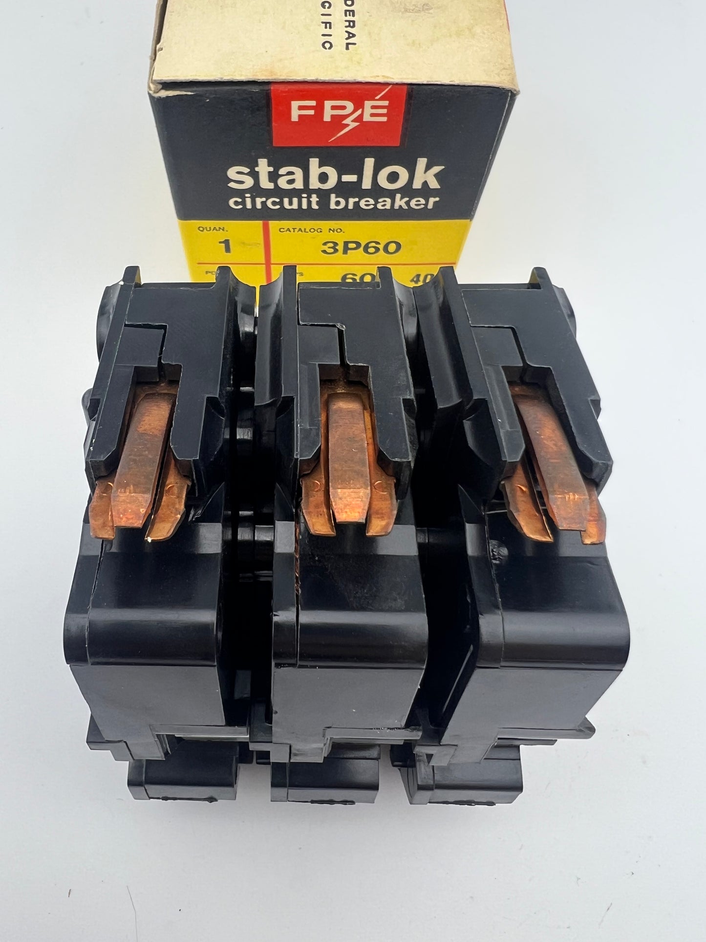 Federal Pacific 60 Amp 3 Pole Type NA Circuit Breaker FPE 240V 3P60 NEW