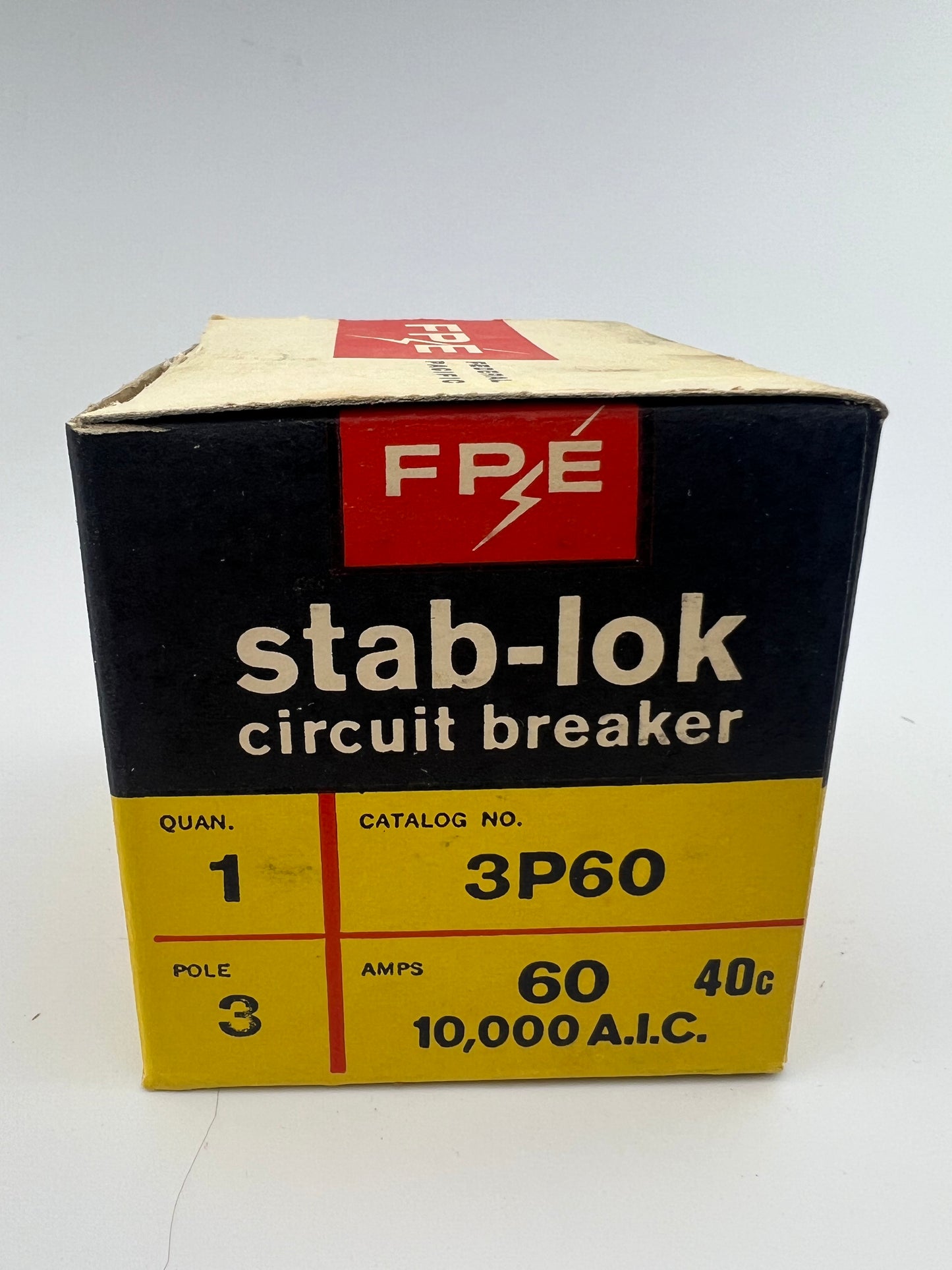 Federal Pacific 60 Amp 3 Pole Type NA Circuit Breaker FPE 240V 3P60 NEW