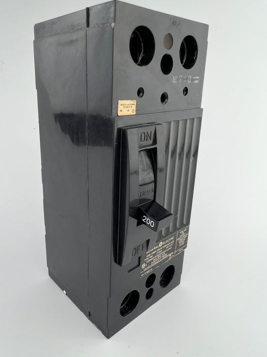 GE TQD22200 Circuit Breaker  200 Amp 2 Pole 240VAC General Electric 200A 2P