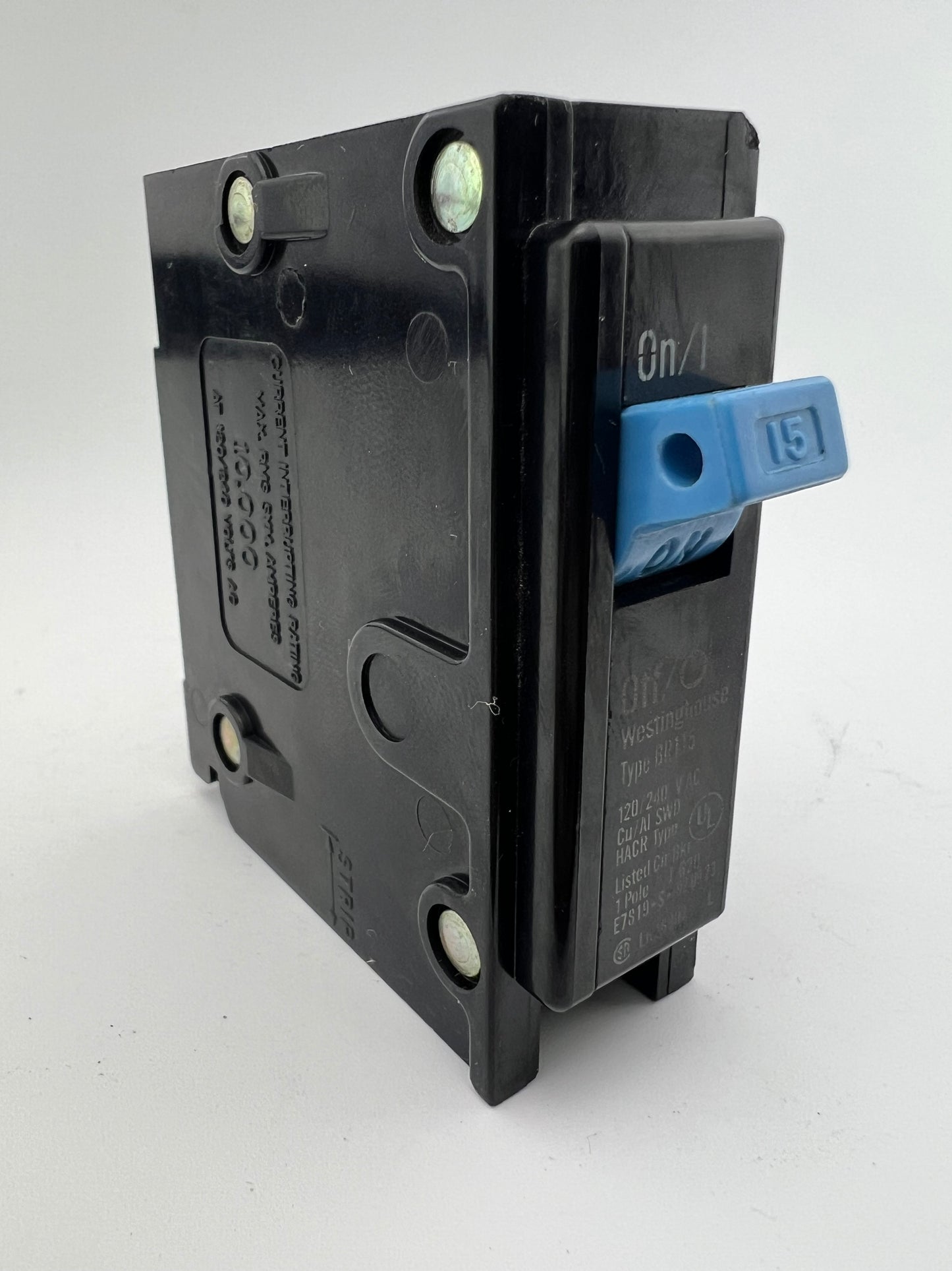 Bryant BR115 15 Amp 1 Pole Type BR Circuit Breaker Westinghouse Plug On 120VAC